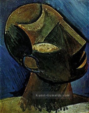  kubistisch Malerei - Tete d homme 1913 kubistisch
